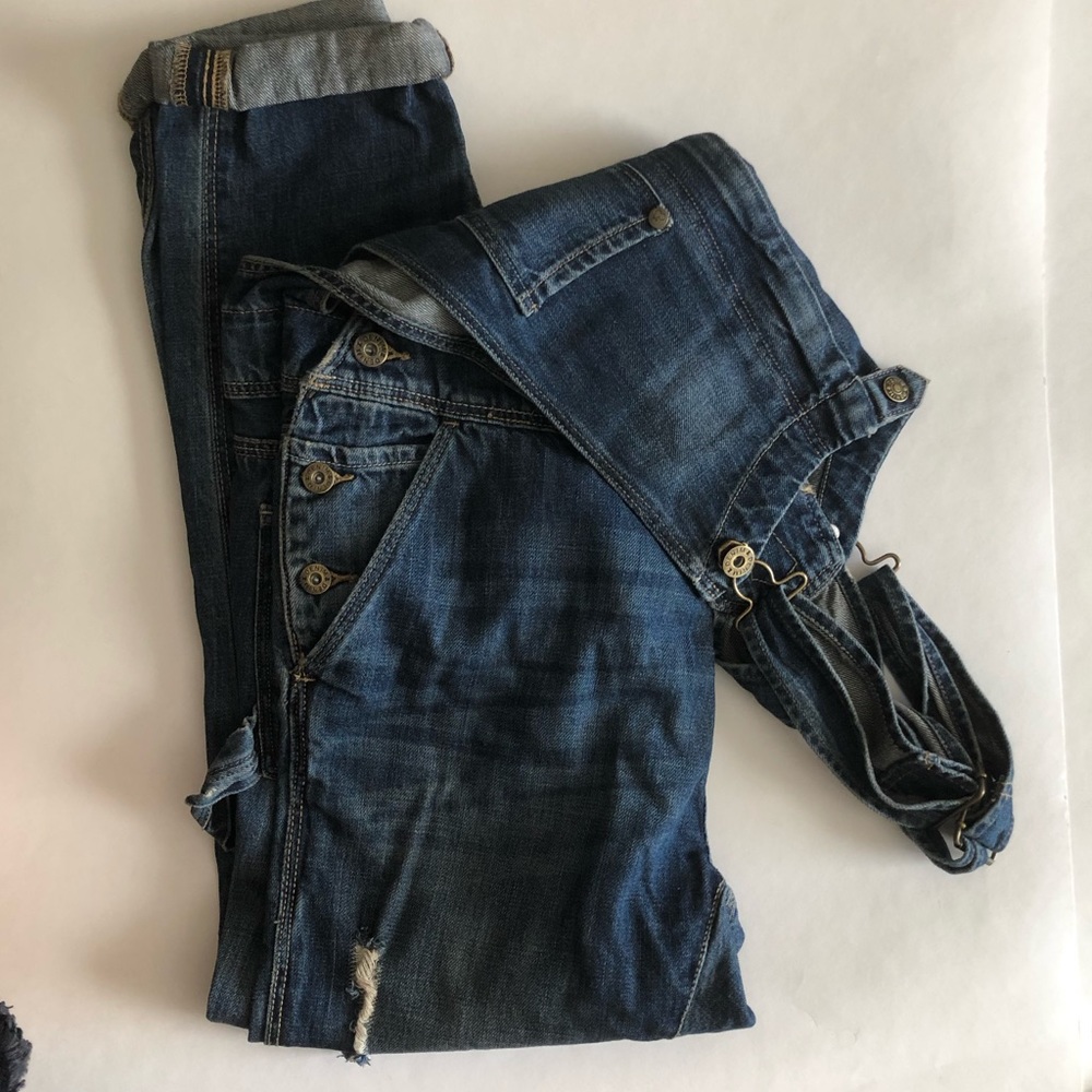 HM Dark Wash Overalls